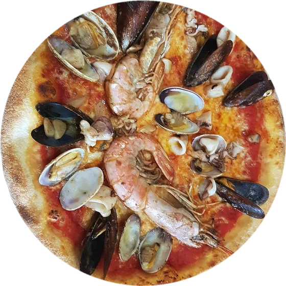 Pizza ai frutti di mare